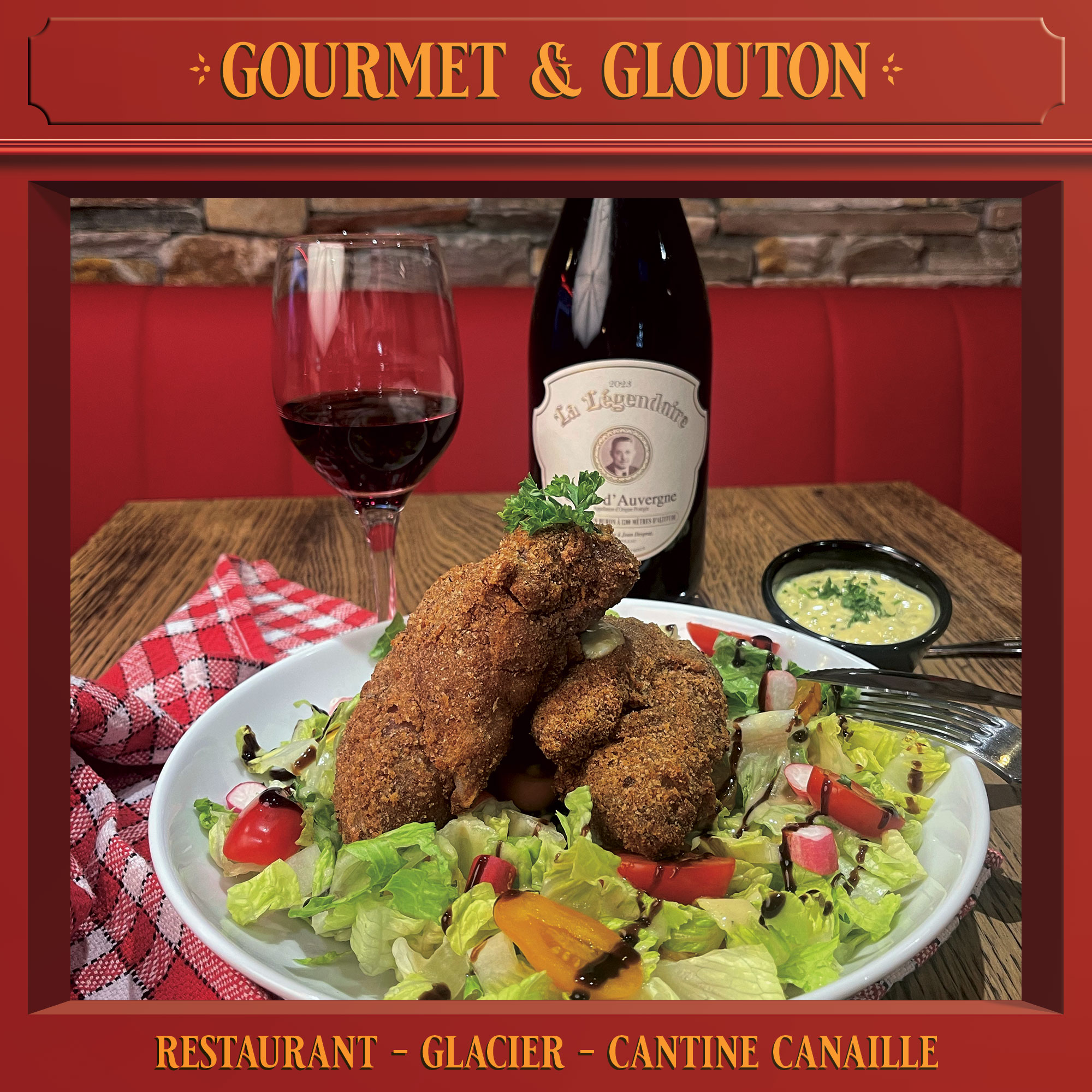 Restaurant, Chaudes-Aigues, Gourmet & Glouton, pied, cochon