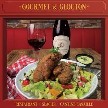 Restaurant, Chaudes-Aigues, Gourmet & Glouton, pied, cochon