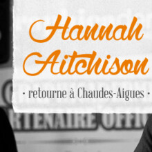 Hannah Aitchison retourne à Chaudes-Aigues