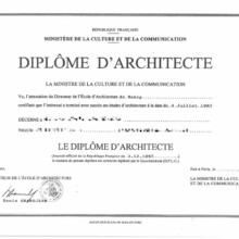 170 ans avant les tatoueurs, les architectes exigeaient eux aussi un diplôme
