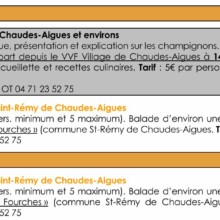 Journées du Patrimoine 2018 : le programme de Chaudes-Aigues du 3 au 16 septembre 2018