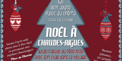 Chaudes-Aigues fêtera Noël le samedi 22 décembre 2018