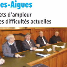 La Dépêche d’Auvergne - Des projets d’ampleur malgré les difficultés actuelles