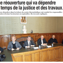 L’Union du Cantal - Une réouverture qui va dépendre du temps de la justice et des travaux