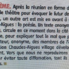 La Montagne - Poème