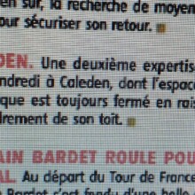 La Montagne - Une deuxième expertise a eu lieu à Caleden