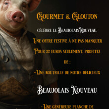 Célébrez le Beaujolais Nouveau chez Gourmet & Glouton.