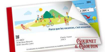 Gourmet & Glouton accepte les chèques vacances ANCV à Chaudes-Aigues