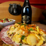 Restaurant Gourmet & Glouton à Chaudes-Aigues, cuisine du terroir, plats mijotés et desserts maison au cœur du village.