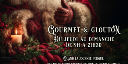 Les horaires d’hiver à Chaudes-Aigues et la venue du véritable Père Noël chez Gourmet & Glouton