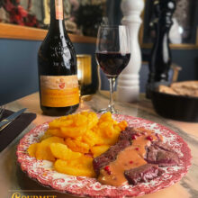 La biche grillée, un hiver raconté depuis Gourmet & Glouton à Chaudes-Aigues