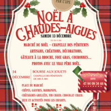 Noël à Chaudes-Aigues : deux jours où le village se rassemble – 13 & 14 décembre 2025