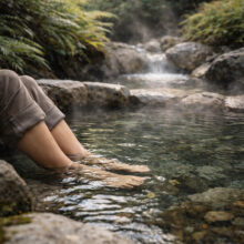 Sur le fil de l’eau : la baignade extérieure en Europe, et ce qu’elle révèle à Chaudes-Aigues