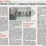 Article de presse consacré au Chemin Urbain V et à sa valorisation patrimoniale à Saint-Flour