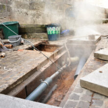 Le cœur du village et l’eau