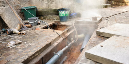 Le cœur du village et l’eau