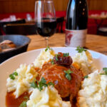 chou farci purée maison restaurant Chaudes-Aigues Gourmet et Glouton