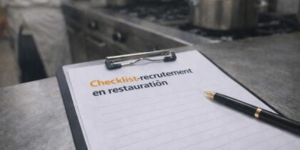 Checklist recrutement en restauration : un outil simple pour éviter les erreurs coûteuses