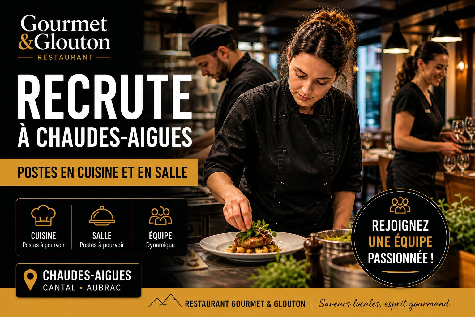 Travailler à Chaudes-Aigues chez Gourmet & Glouton : plus qu’un emploi, une expérience de territoire