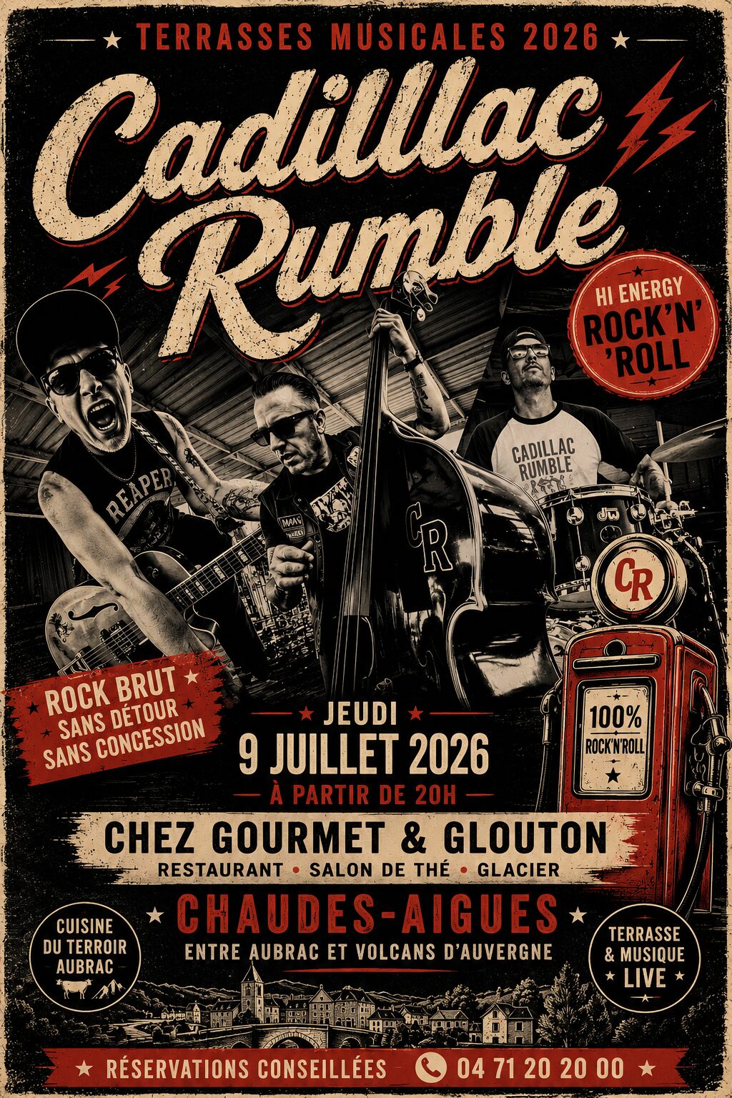 Cadillac Rumble à Chaudes-Aigues : quand le rock retrouve l’odeur des vraies scènes