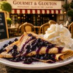 crepes myrtilles chantilly gourmet et glouton chaudes aigues dessert