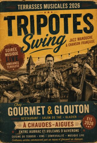 Jazz manouche à Chaudes-Aigues – Tripotes Swing