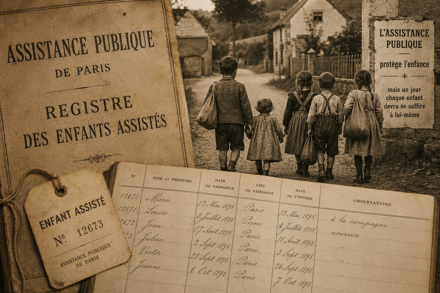 Les enfants de l’Assistance publique : une enfance administrée