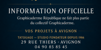 Graphicaderme Avignon se rassemble rue Thiers : tatouage, piercing et transmission familiale