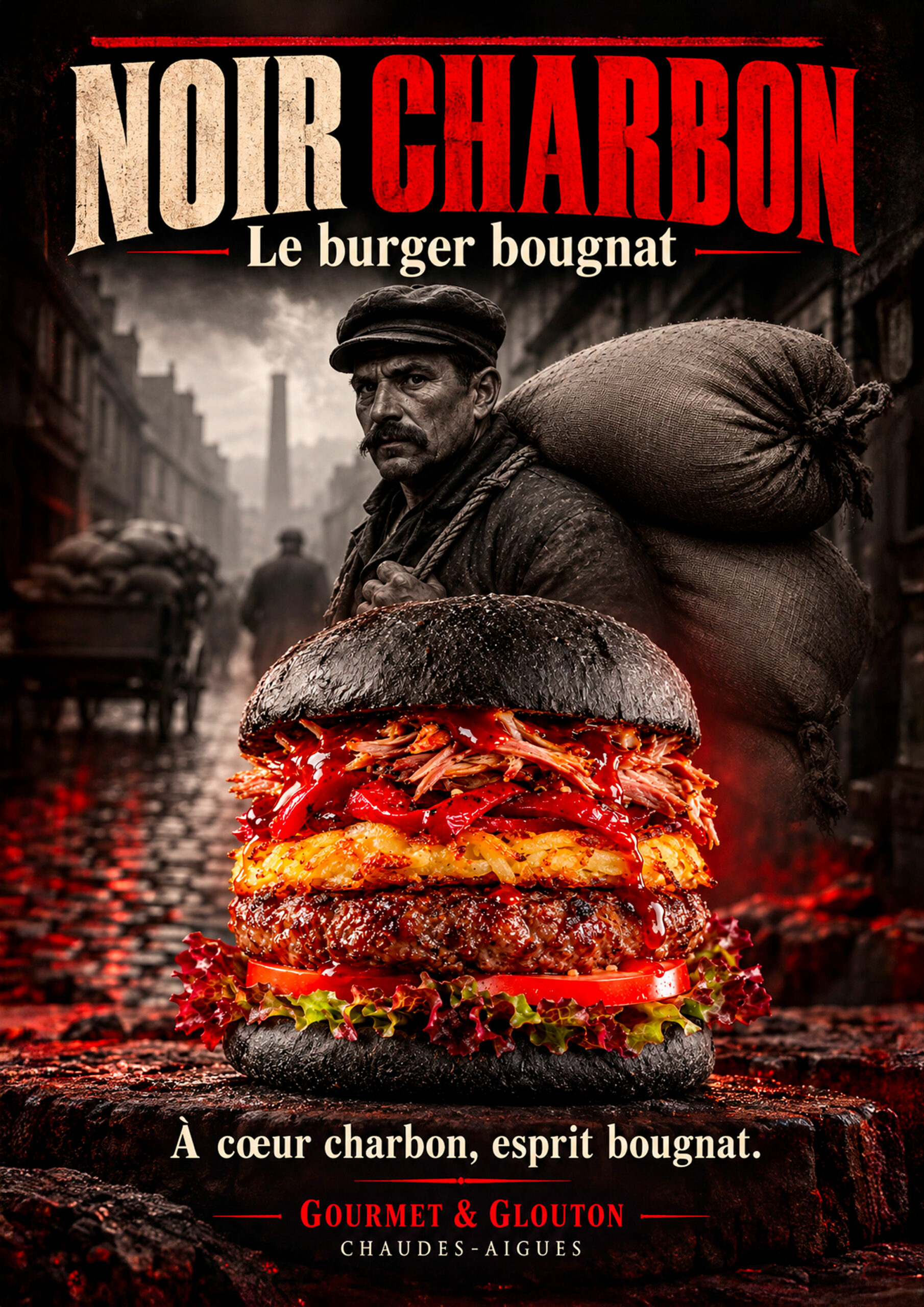 Noir Charbon : un burger, des racines et l’esprit bougnat