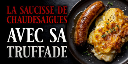 La célèbre saucisse de Chaudesaigues : presque une légende, toujours avec sa truffade