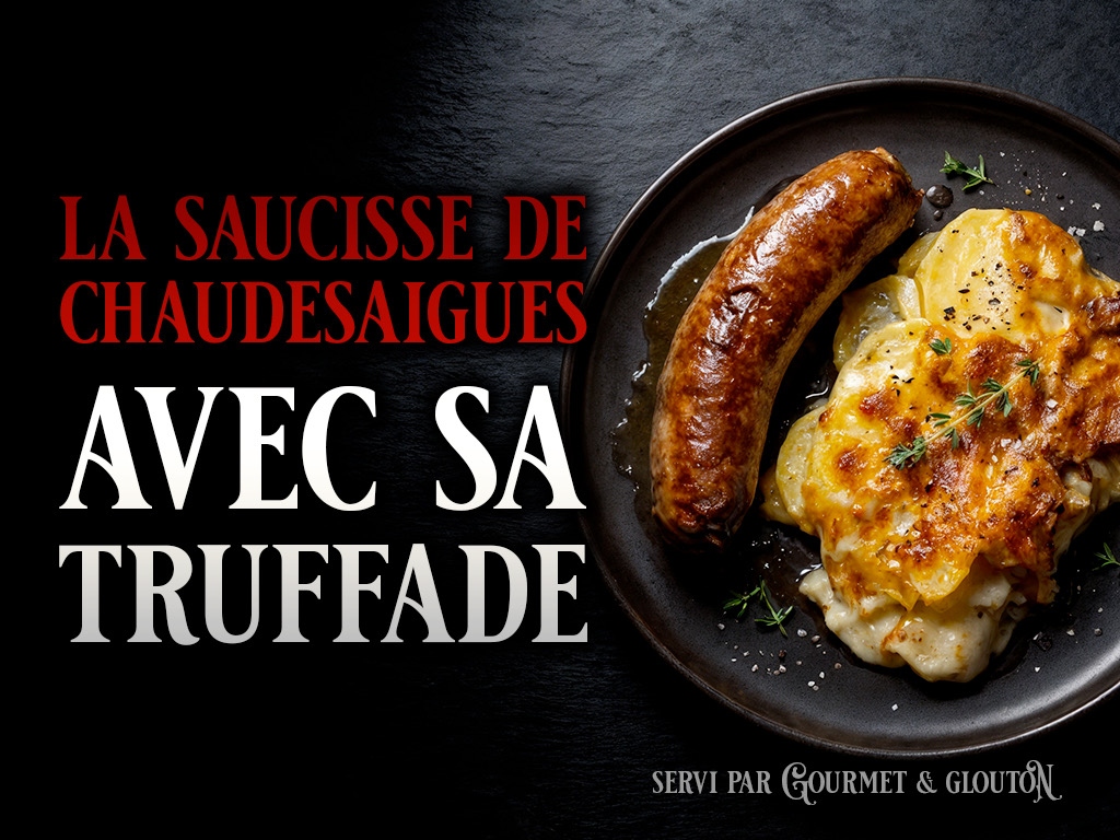La célèbre saucisse de Chaudesaigues : presque une légende, toujours avec sa truffade